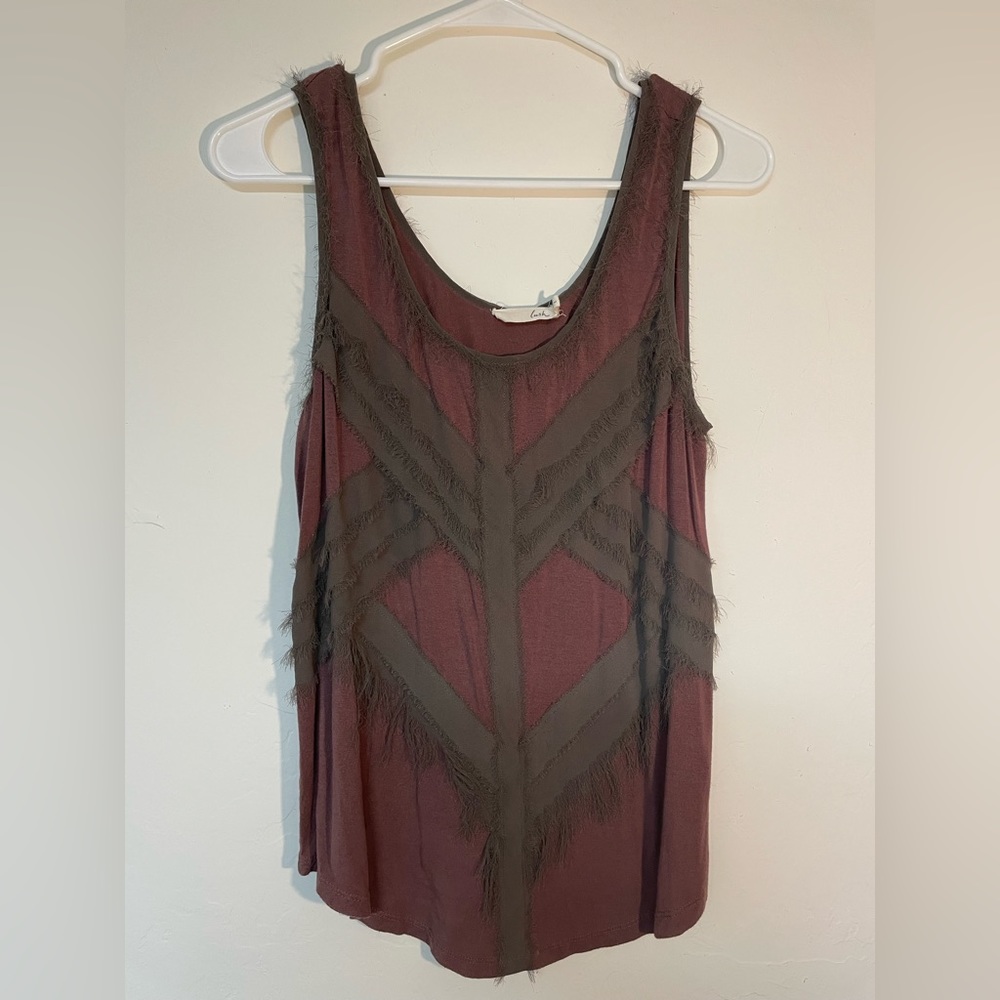 Lush textured tank